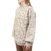 RD STYLE - Ladies Knit Sweater | Leopard Print