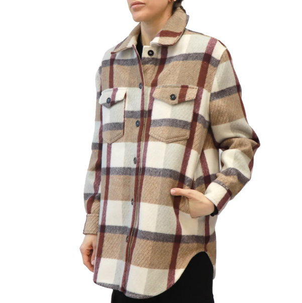 Rd style red plaid on sale jacket