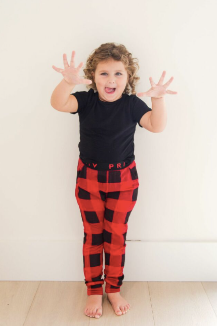 PRIV - Kids Buffalo Check Lounge Set