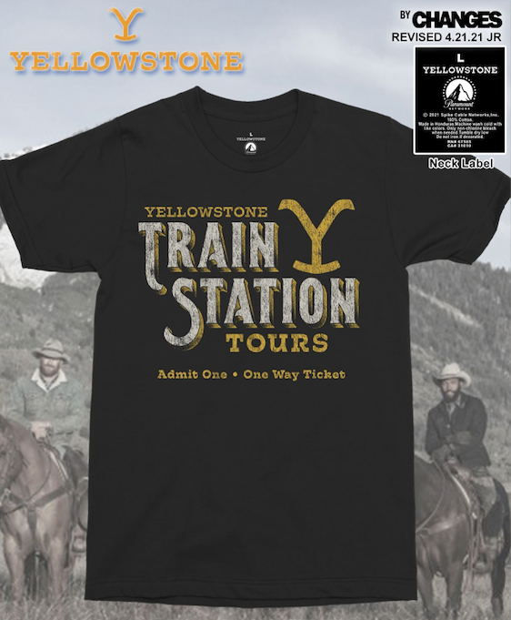 JACK OF ALL TRADES - Yellowstone Train Station Tee