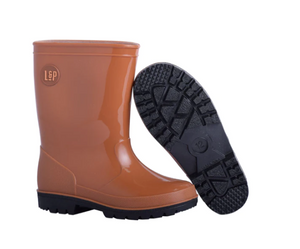 LP APPAREL - Rubber Boots | Caramel & Black