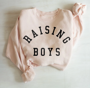 FORD & WYATT - Women's RAISING BOYS Everyday Sweatshirt | Blush