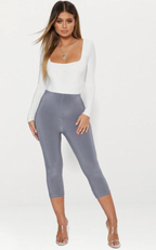 RD STYLE - Stacy Square Neck Bodysuit | White