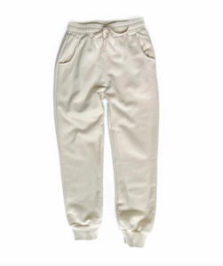 LITTLE BIPSY - Adult Embroidered Jogger | Ivory