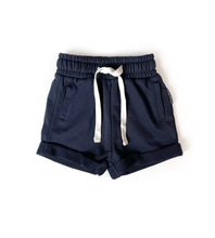 LITTLE BIPSY - Raw Edge Short | Navy