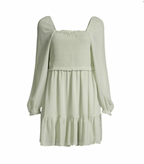 RD STYLE - Harper Smocked Bodice Dress | Celadon Green