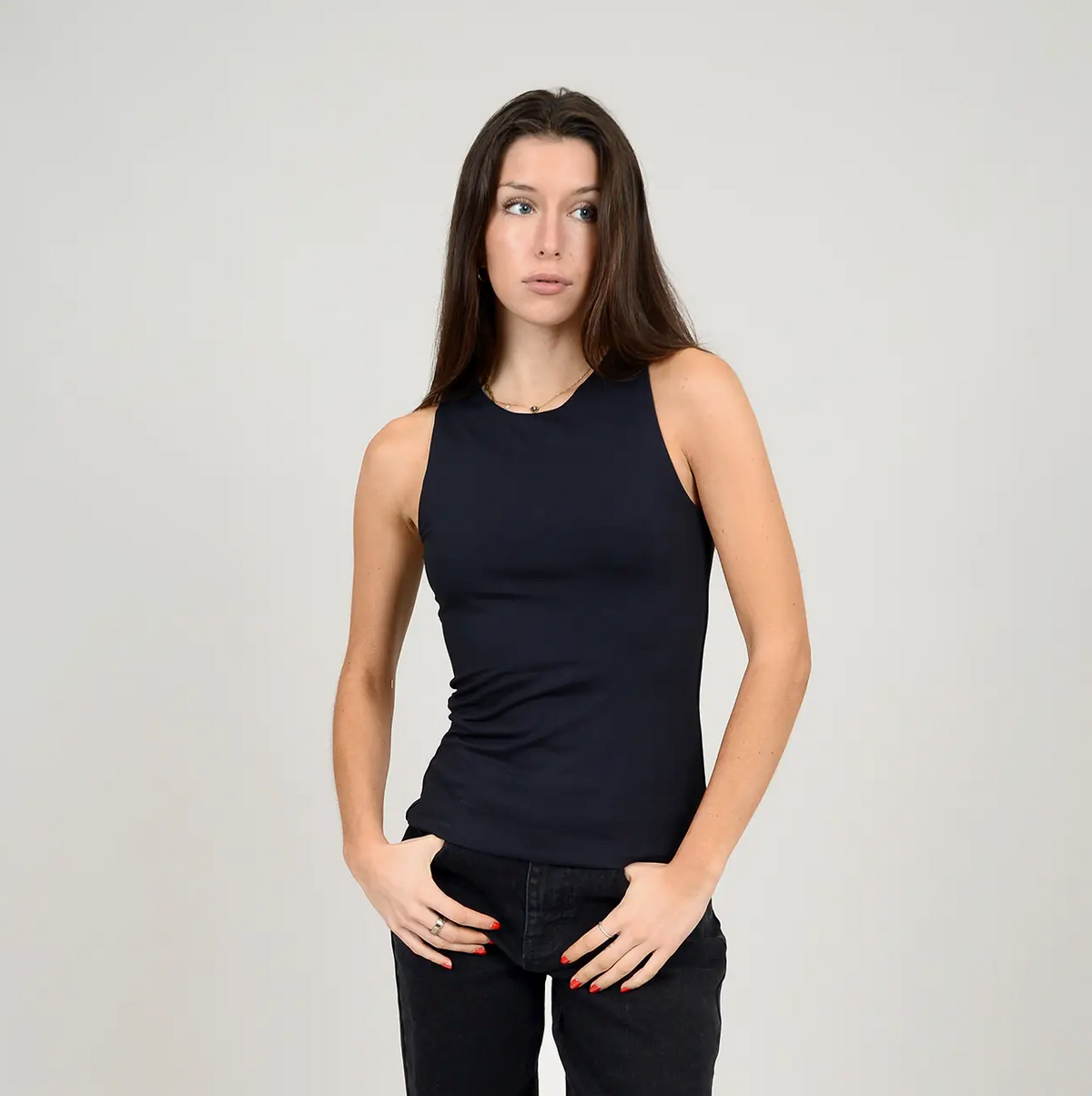 RD STYLE - Maria Muscle Tank | Black