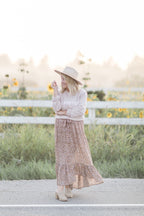 BRUNETTE THE LABEL - The "COUNTRY GIRL" Classic Crew by Monika Hibbs | Toasted Almond