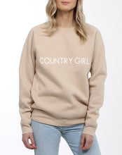 BRUNETTE THE LABEL - The "COUNTRY GIRL" Classic Crew by Monika Hibbs | Toasted Almond