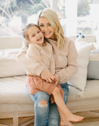 BRUNETTE THE LABEL - The "COUNTRY GIRL" Classic Crew by Monika Hibbs | Toasted Almond