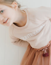 BRUNETTE THE LABEL - The "COUNTRY GIRL" Little Babes Classic Crew x Monika Hibbs | Toasted Almond