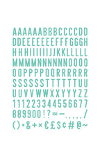 DCWV - 2" Letter Pack (148 pieces)